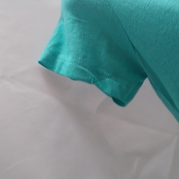 Teal short sleeve with shiny letters Las Vegas - Picture 3 of 8